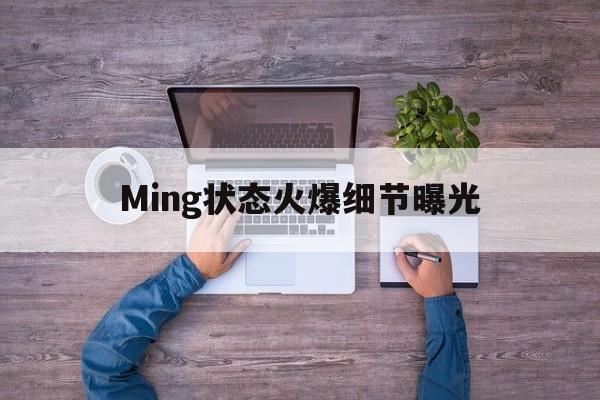 Ming状态火爆细节曝光的简单介绍|博雅棋牌游戏